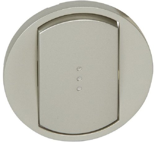 Лицевая панель Legrand Celiane для 1-кл. выключателя с подсветкой титан картинка